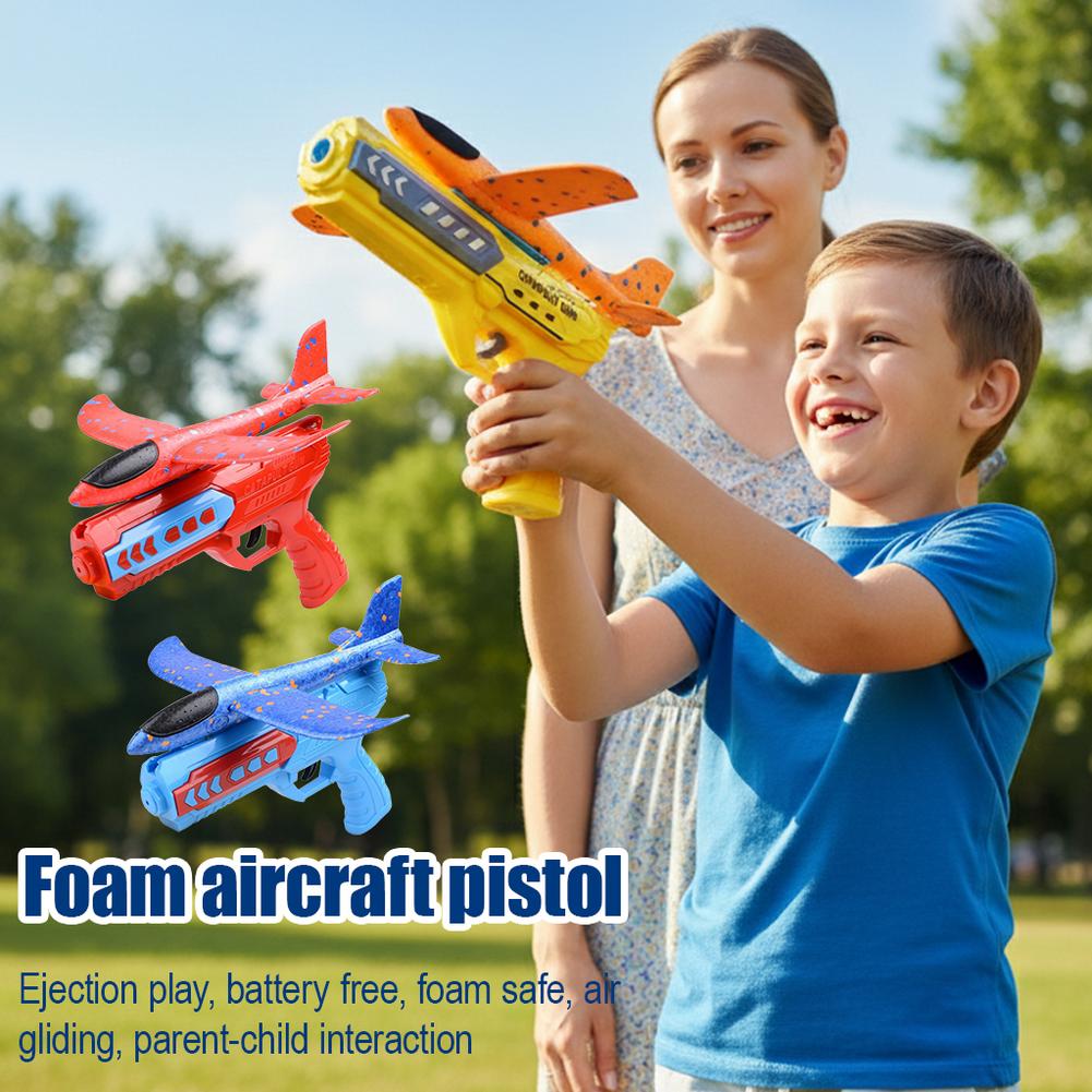 Kids Outdoor Adventure - 飛行玩具 子供用ギフト 子供用射出飛行機玩具 フォーム航空機グライダー 親子屋外ゲーム玩具 フォームシューティング