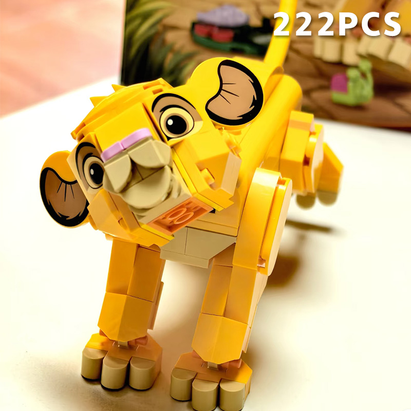 Lego Set Technic - 2026年新作 DIY漫画ライオン組み立てブロック クリエイティブモデルセット 知育玩具 誕生日クリスマスプレゼント