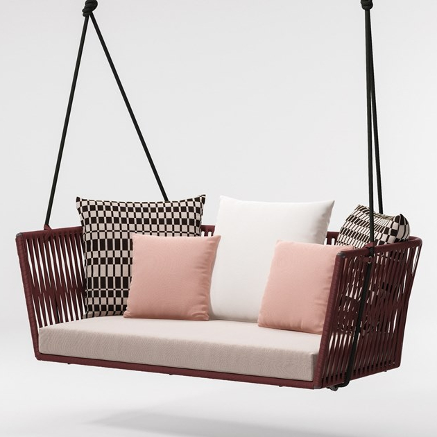 Kids Outdoor Hammock - 新しい屋外ガーデンツリー子供用スイングチェアセット、屋内ゲート用ダブルロープハンモックハンギングチェア（子供用）