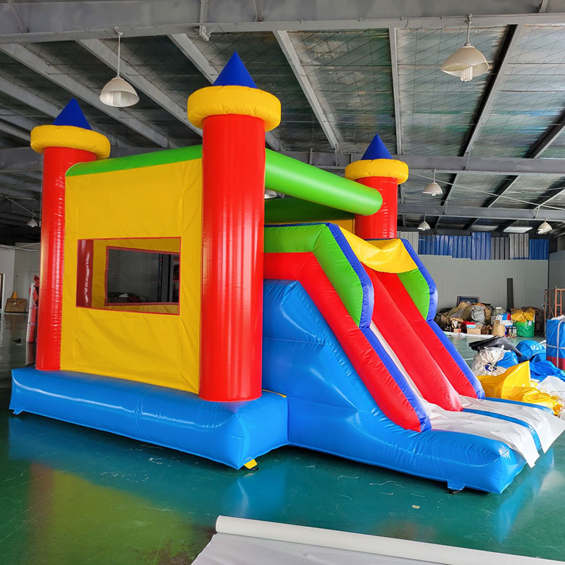 Kids Outdoor Jump House - スライド付きトランポリン、ジャンプハウス、子供用屋外パーティーレンタル、送風機付き