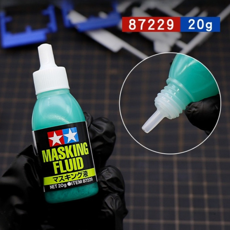 Tamiya Model Paint Set - タミヤ 87229 水性マスキング液 20g 剥がせるカット可能なマスキングソリューション ミリタリーモデル/ハンドフィギュアペイントツール用
