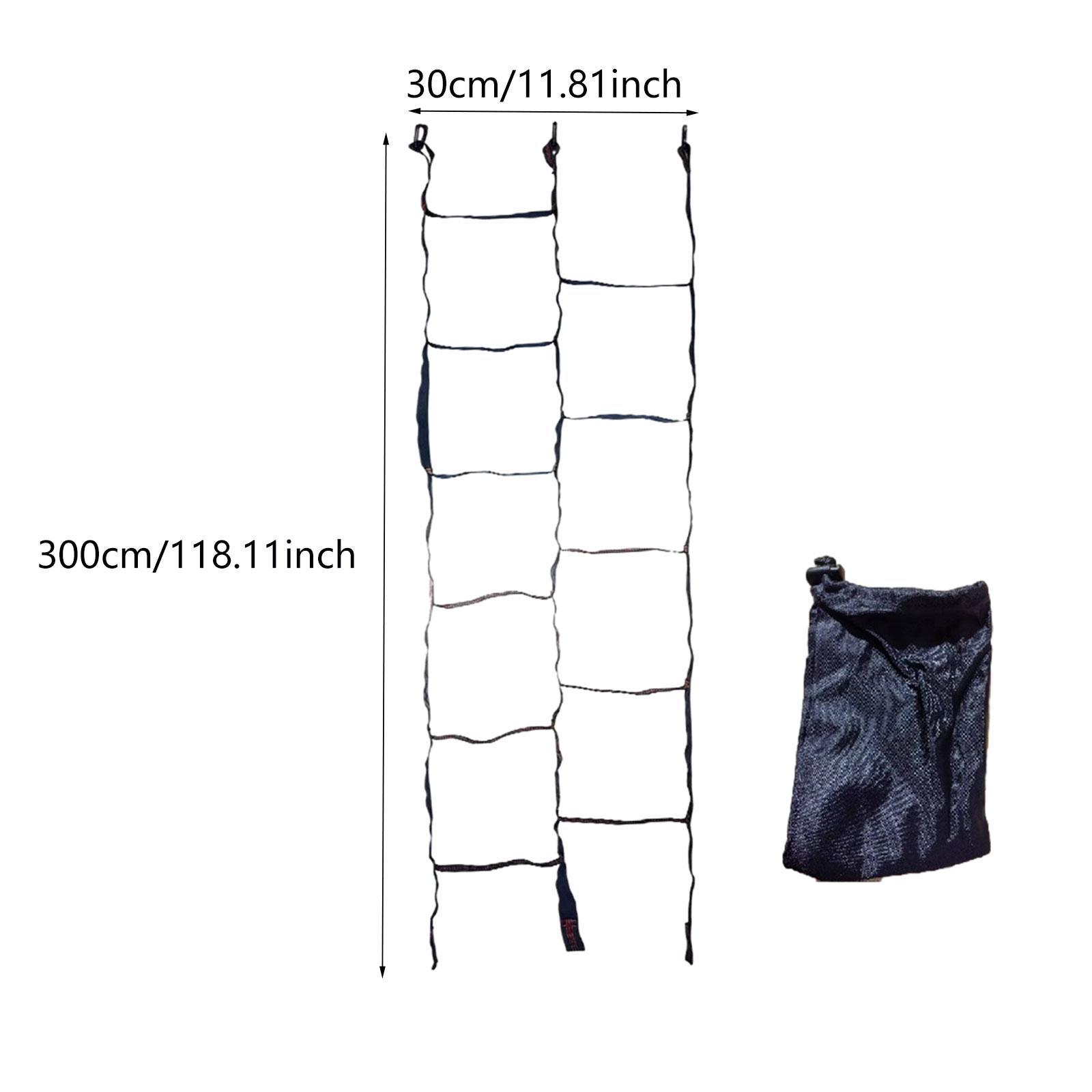 Kids Outdoor Ladder - 子供用ポータブルクライミングロープラダー教育用フィットネス機器屋外遊び場登山キット