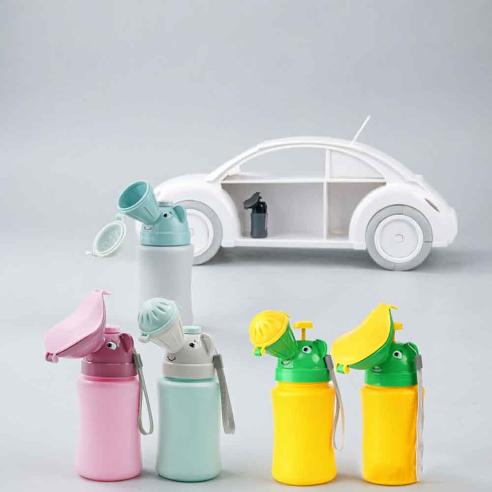 Kids Outdoor Urinal - ポータブルベビー衛生トイレ小便器男の子女の子用ポット屋外車旅行漏れ防止トイレ子供用便利なトイレトレーニングポット