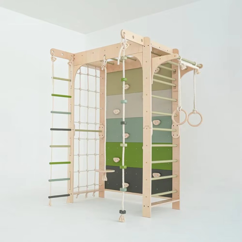 Kids Outdoor Equipment - 屋内/屋外兼用子供用クライミングウォールボード、レクリエーション用体力トレーニング機器、学校用パズルクライミングウォール