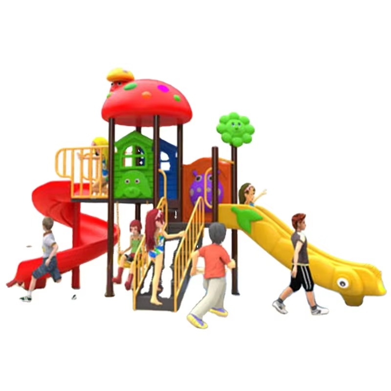 Kids Outdoor Equipment - 新デザイン子供用遊園地施設スチール製屋外スライドパーク設備耐久性のある子供用屋外遊具販売中