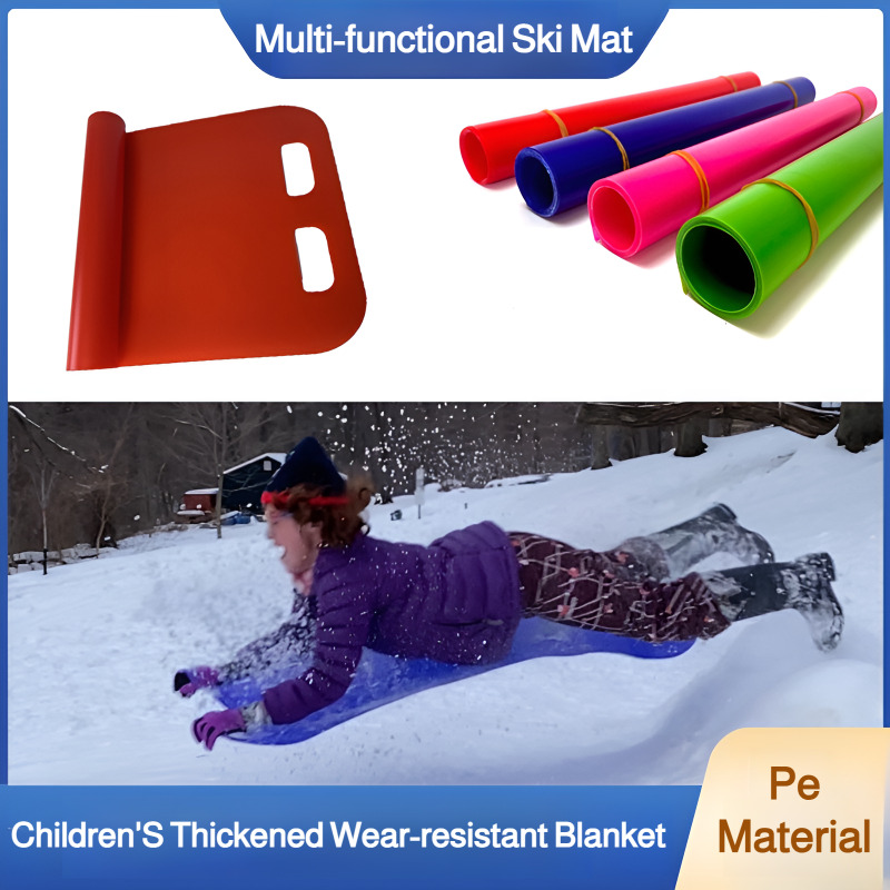 Kids Outdoor Lawn Equipment - 厚みのある耐摩耗性PEスクーターマット、子供用スケートボードスキーパッド、屋外草スケートスポーツ用ラグ、芝生用具