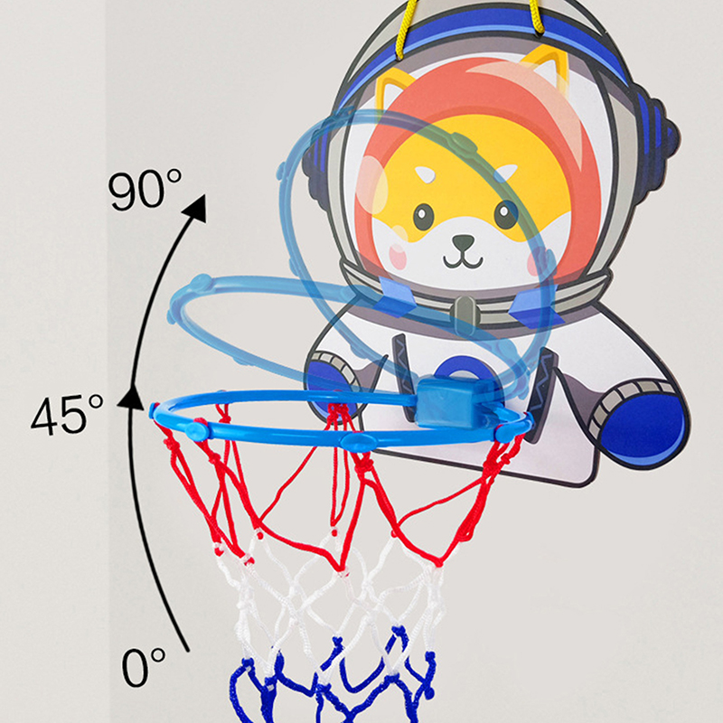 Outdoor Toys For Kids - 子供用調節可能なバスケットボールスタンド漫画の動物の形のシューティングバスケット屋内屋外スポーツボードゲーム子供のおもちゃ