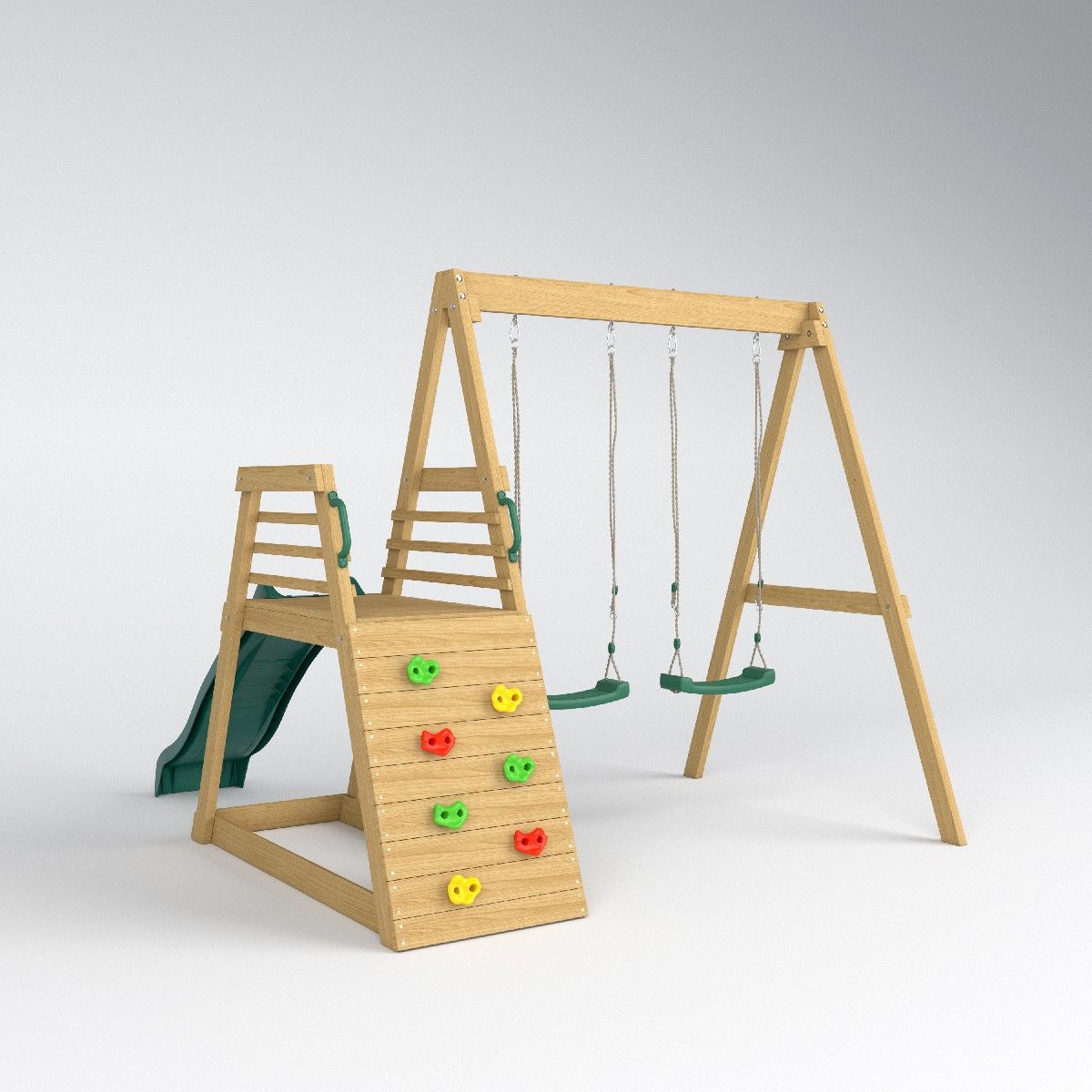 Kids Outdoor Garden Set - 2026年 ジャングルジム スライド スイング ガーデン キッズ