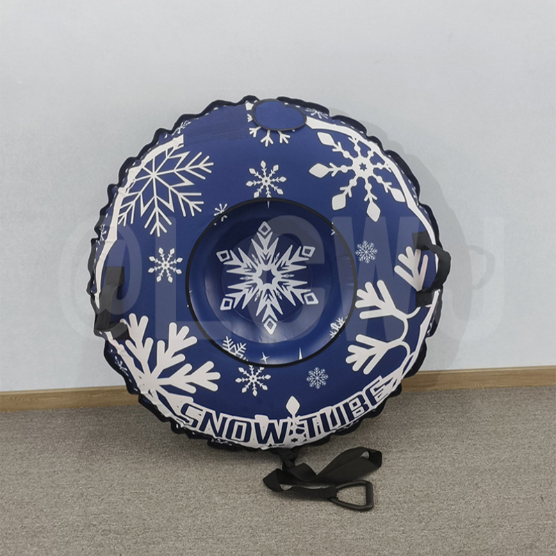Outdoor Toys For Kids - 子供と大人のためのハンドル付きインフレータブルスノーチューブソリ、冬の屋外遊びに安全な雪上滑り台おもちゃ