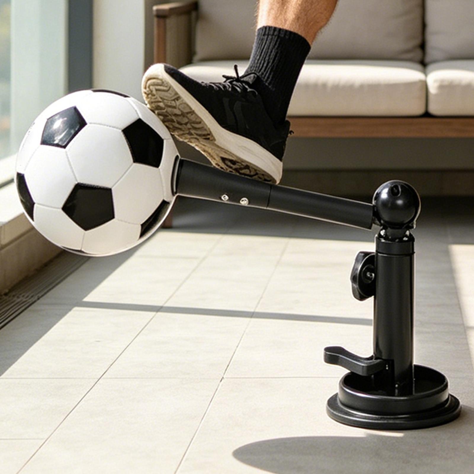 Kids Outdoor Equipment - サッカー練習補助具 ハンズフリーサッカーボールキック練習用 ハンドヘルドフットボールトレーニング機器 学校や屋外スポーツ用