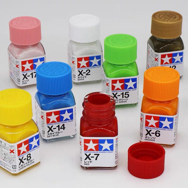 Tamiya Model Paint Set - タミヤ色エナメルペイント10ミリリットルモデリングのためのクラフトツール、ほぼすべての面に適用の木材、金属やプラスチック
