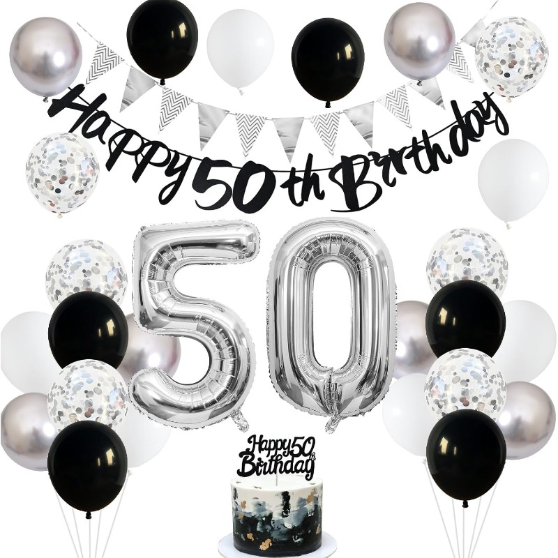 Kids Outdoor Merry Go Round - ブラック シルバー ホワイト 50 誕生日パーティーの装飾 女性