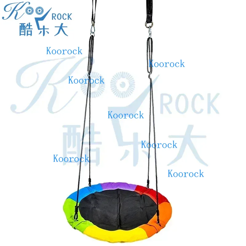 Kids Outdoor Hammock - 複数の色の子供用親子ハンモック鳥の巣テスリンバタフライスイング屋外活動用