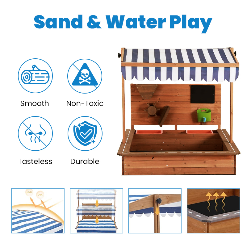 モンテッソーリ幼稚園屋外木製水遊びテーブルセット（子供用、学 - Kids Outdoor Mud Table のレビューと価格