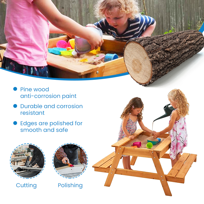 モンテッソーリ幼稚園屋外木製水遊びテーブルセット（子供用、学 - Kids Outdoor Mud Table のレビューと価格