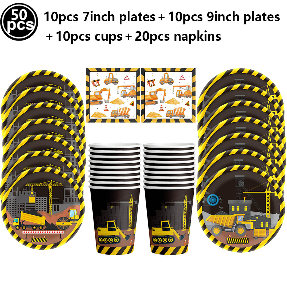 掘削機車両ゴールドブラックデジタルバルーンセット男の子用ダン - Kids Outdoor Excavator のレビューと価格