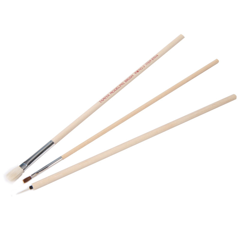 タミヤ87066/87067-3つのカラージェルブラシのセッ - Tamiya Model Paint Set のレビューと価格