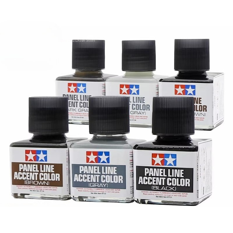 パネルラインアクセントカラー 40 ミリリットルエナメルペイ - Tamiya Model Paint Set のレビューと価格