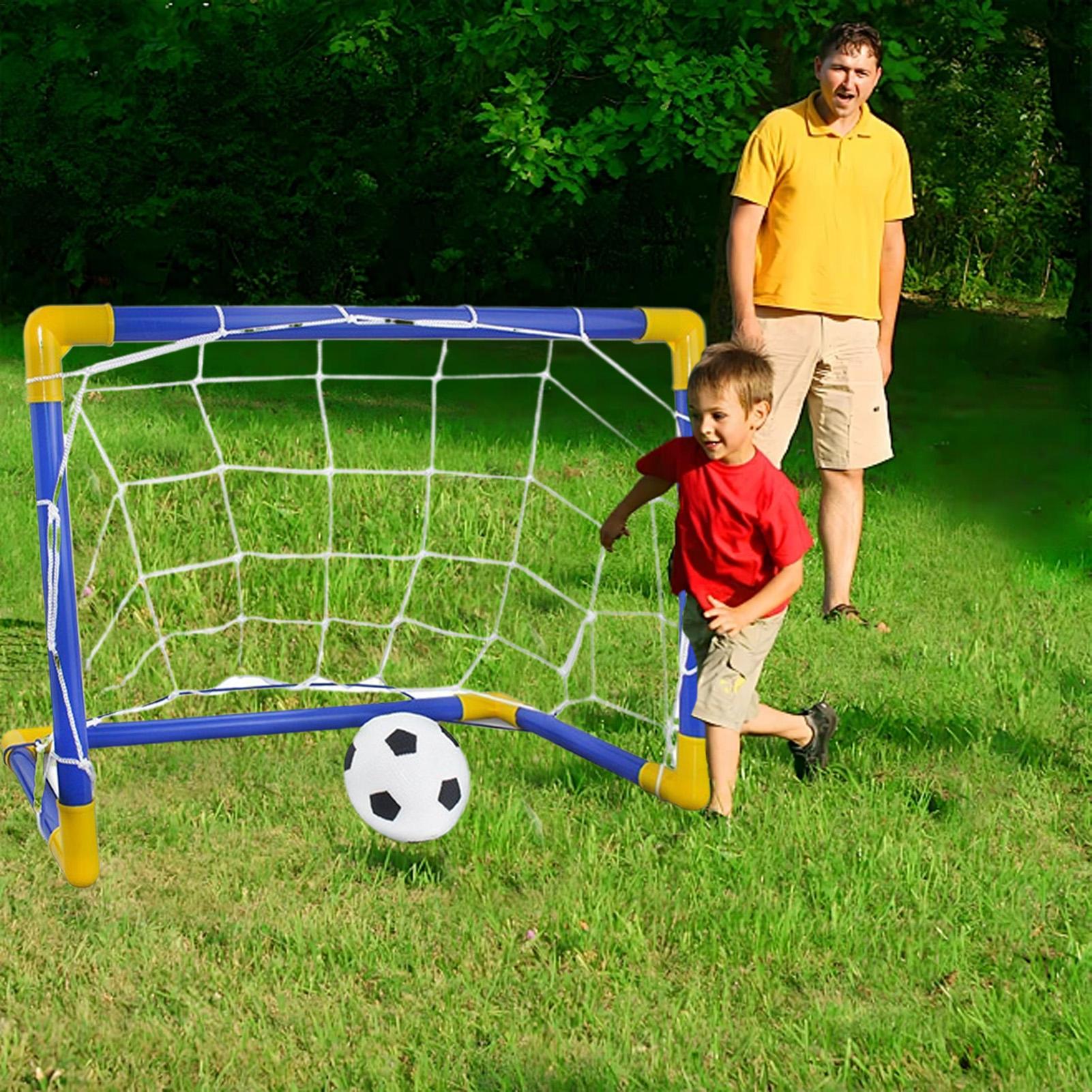キッズサッカーネット面白いポータブル耐候性子供用屋外遊具初心 - Kids Outdoor Lawn Equipment のレビューと価格