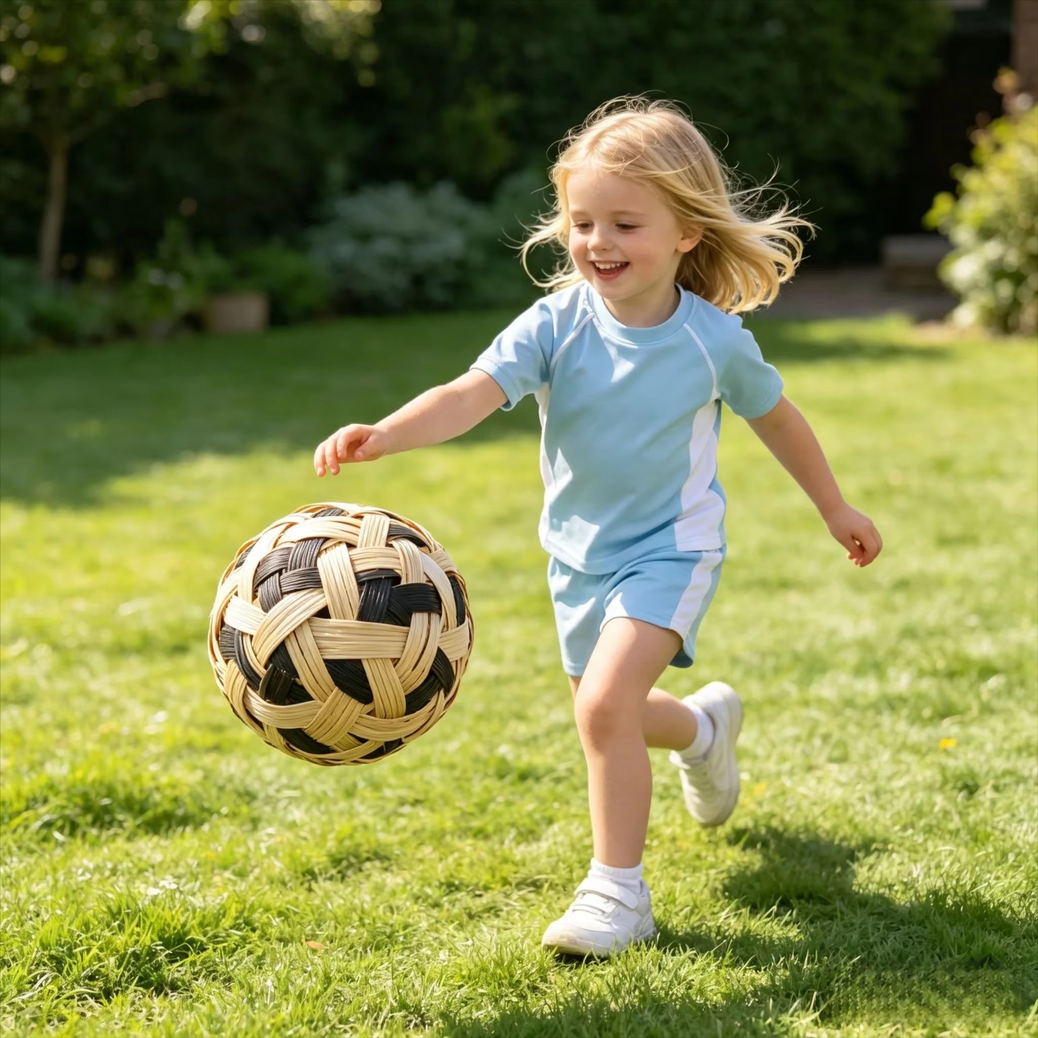 子供用セパタクロー籐ボール手編み子供用キックバレーボール屋外 - Outdoor Toys For Kids のレビューと価格