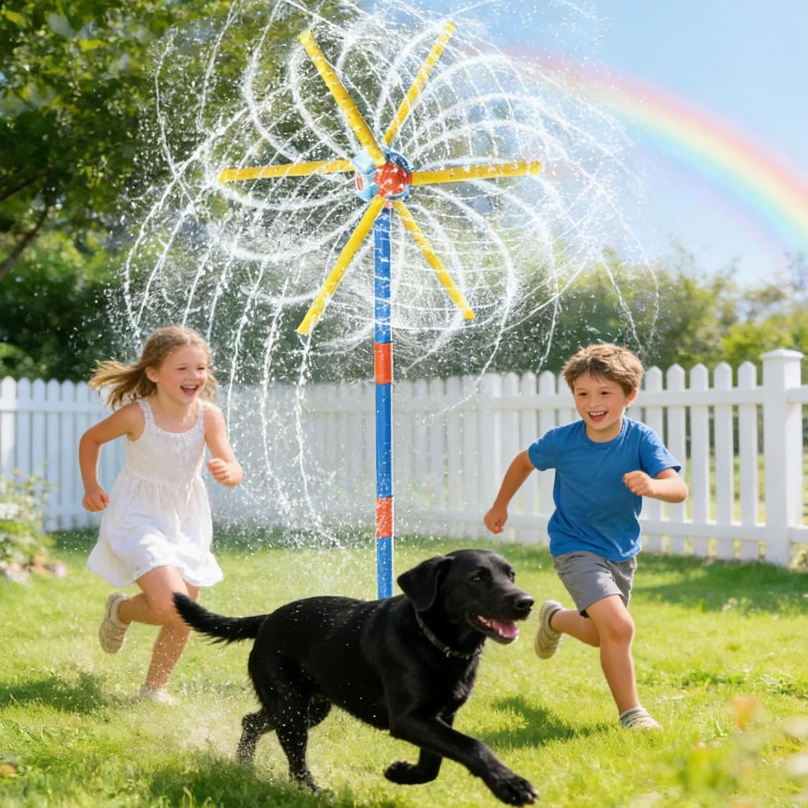 キッズスプリンクラー風車楽しいスプリンクラー54ノズルスプリ - Kids Outdoor Garden Set のレビューと価格