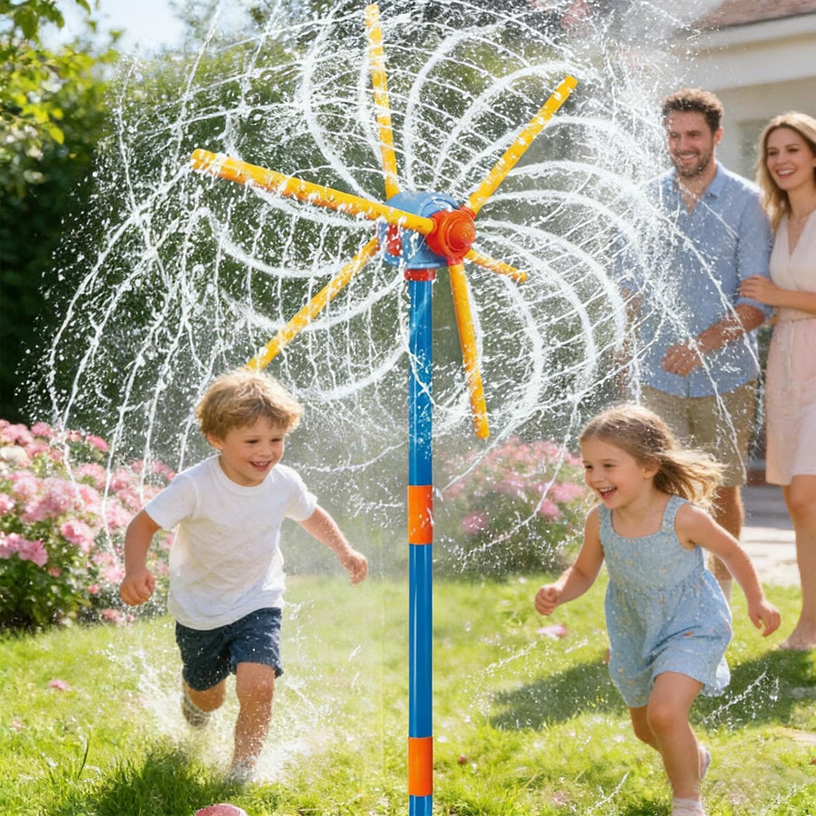 キッズスプリンクラー風車楽しいスプリンクラー54ノズルスプリ - Kids Outdoor Garden Set のレビューと価格