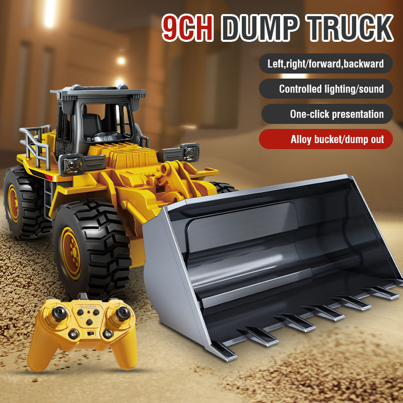 2.4G合金製リモコンショベルカー、ブルドーザー、ダンプトラ - Kids Outdoor Excavator のレビューと価格