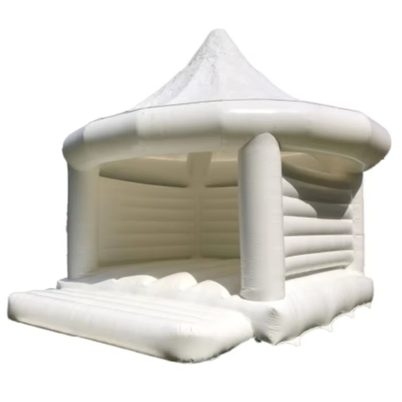 子供用インフレータブルホワイトウェディングバウンスハウス屋外 - Outdoor Toys For Kids のレビューと価格