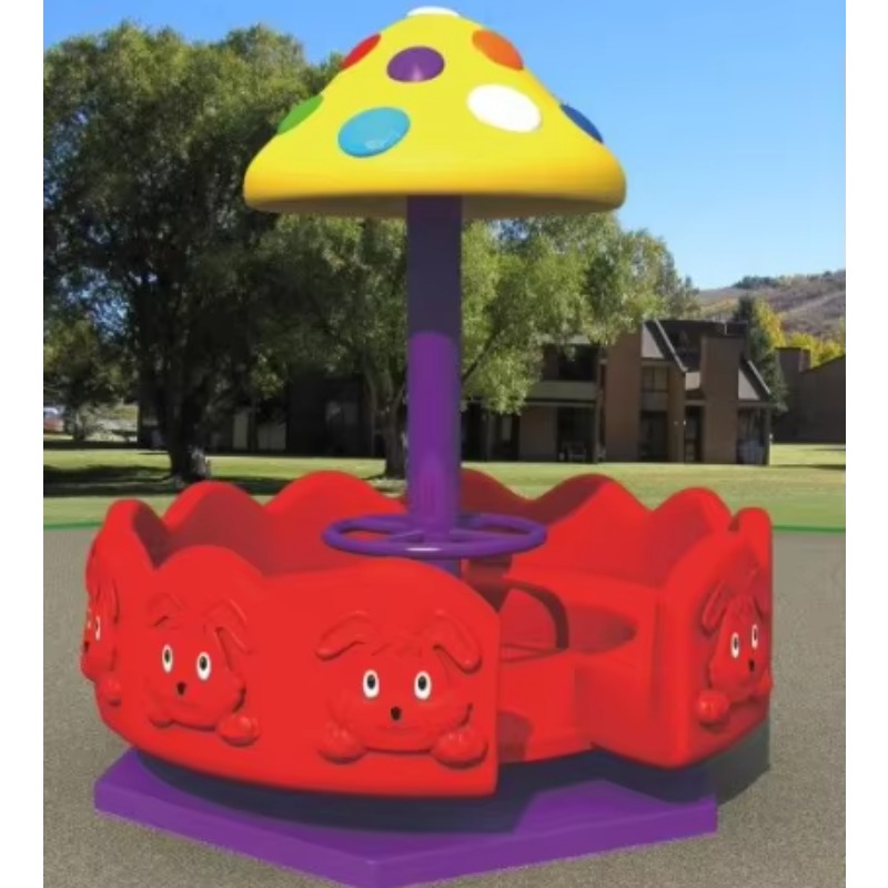 子供用屋外用キュートスタイルプラスチック製屋外遊具回転椅子メ - Kids Outdoor Merry Go Round のレビューと価格