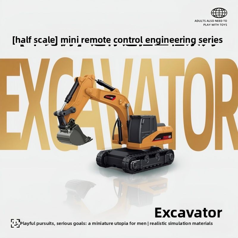 1:64 メタル RC エンジニアリングカーセット、鉱山トラ - Kids Outdoor Excavator のレビューと価格