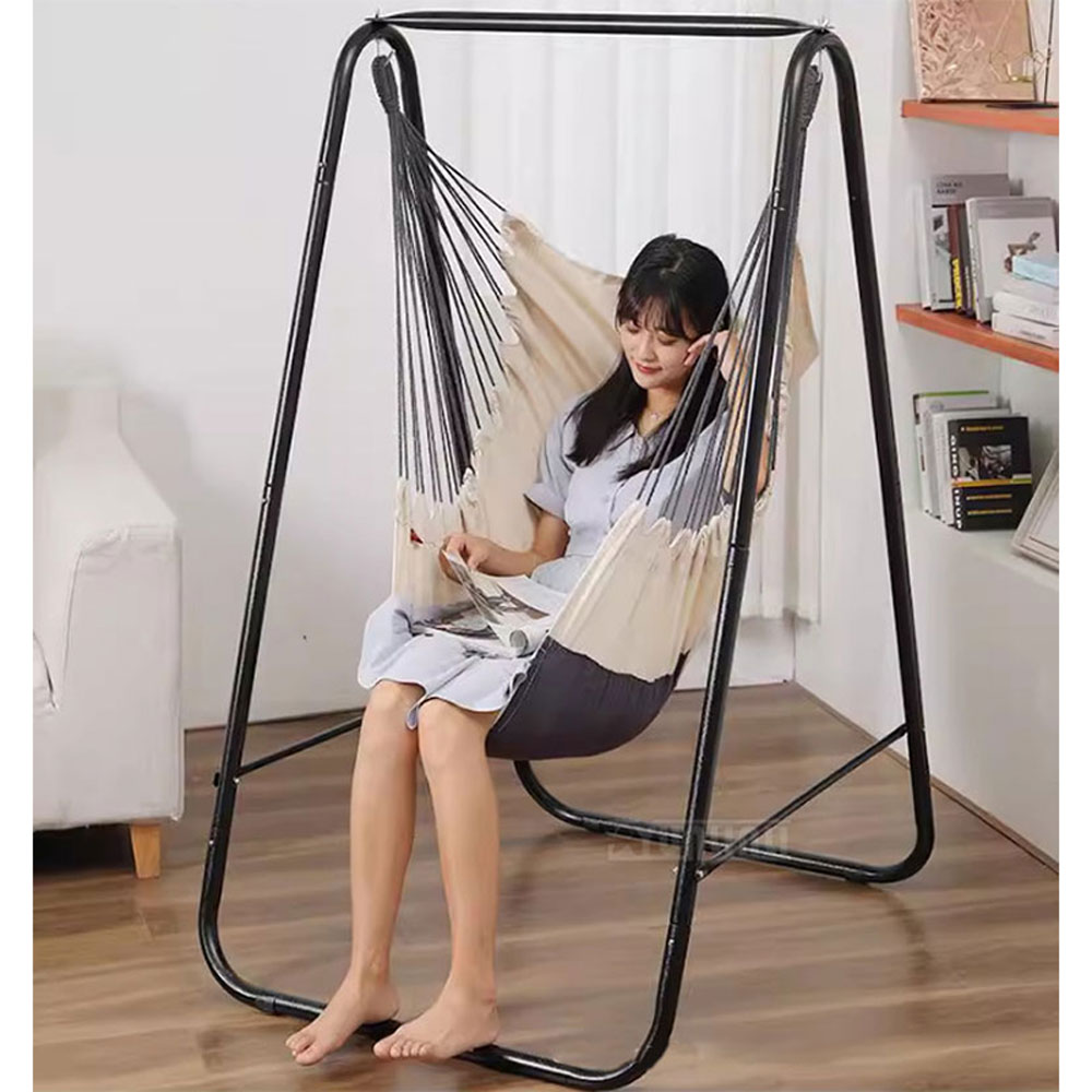 スイングスタンドハンモックハンギングチェア、簡単設置、屋内屋 - Kids Outdoor Hammock のレビューと価格