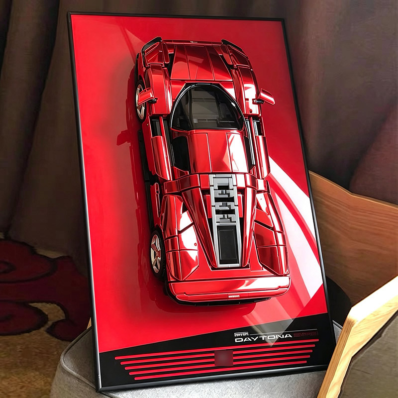 壁掛けフレーム背景ディスプレイラック LEGO 42143  - Lego Set Technic のレビューと価格