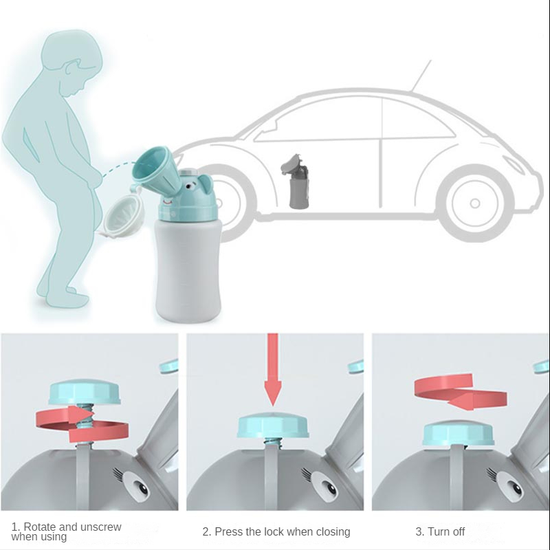 ポータブルベビー衛生トイレ小便器男の子女の子用ポット屋外車旅 - Kids Outdoor Urinal のレビューと価格