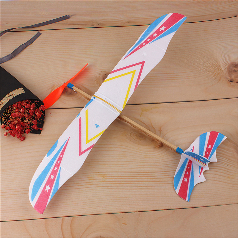 5/10 個のゴムバンド動力飛行機モデルグライダー飛行機爆撃 - Kids Outdoor Equipment のレビューと価格