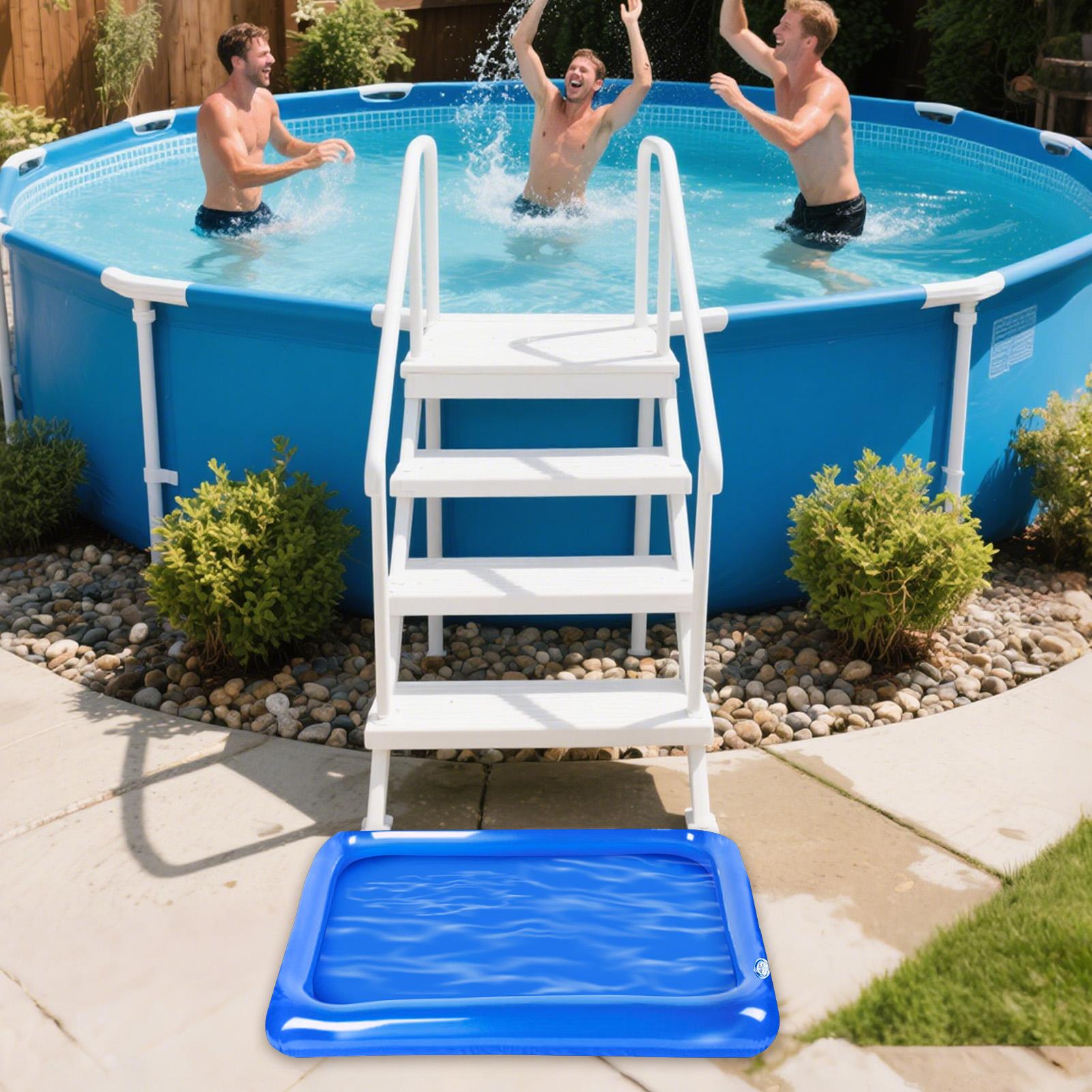 プール用フットバス、はしご用、インフレータブル足洗い桶、子供 - Kids Outdoor Ladder のレビューと価格