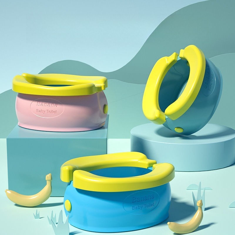 1 ピース折りたたみ式子供旅行用トイレポータブルバナナ型便座 - Kids Outdoor Urinal のレビューと価格