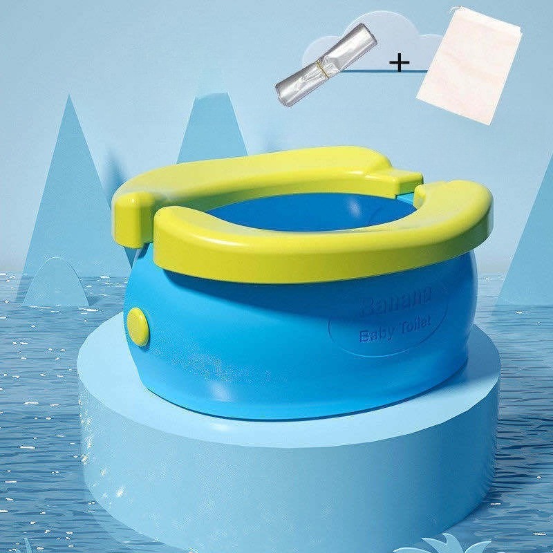 1 ピース折りたたみ式子供旅行用トイレポータブルバナナ型便座 - Kids Outdoor Urinal のレビューと価格