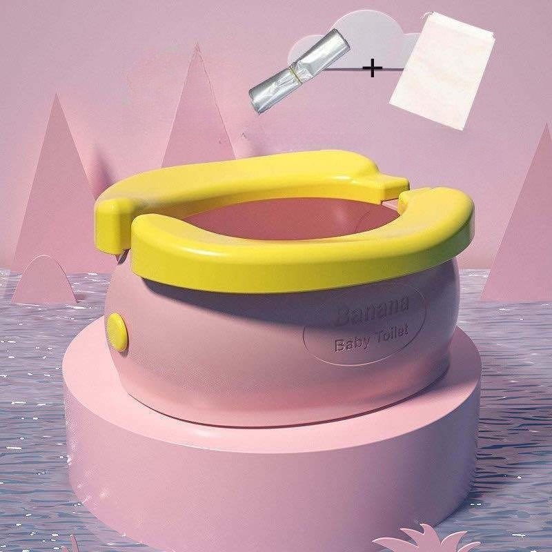 1 ピース折りたたみ式子供旅行用トイレポータブルバナナ型便座 - Kids Outdoor Urinal のレビューと価格
