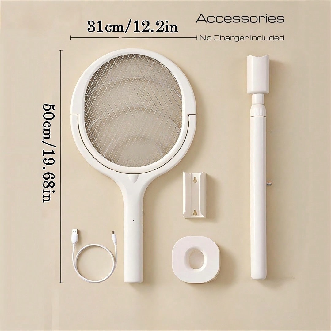 6-in-1蚊取りラケット、LEDライト付きハンドヘルド蚊よ - Bug Catching Kit のレビューと価格