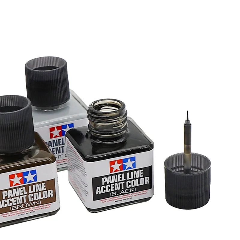 タミヤ 87131-87210 パネルライン アクセントカラ - Tamiya Model Paint Set のレビューと価格