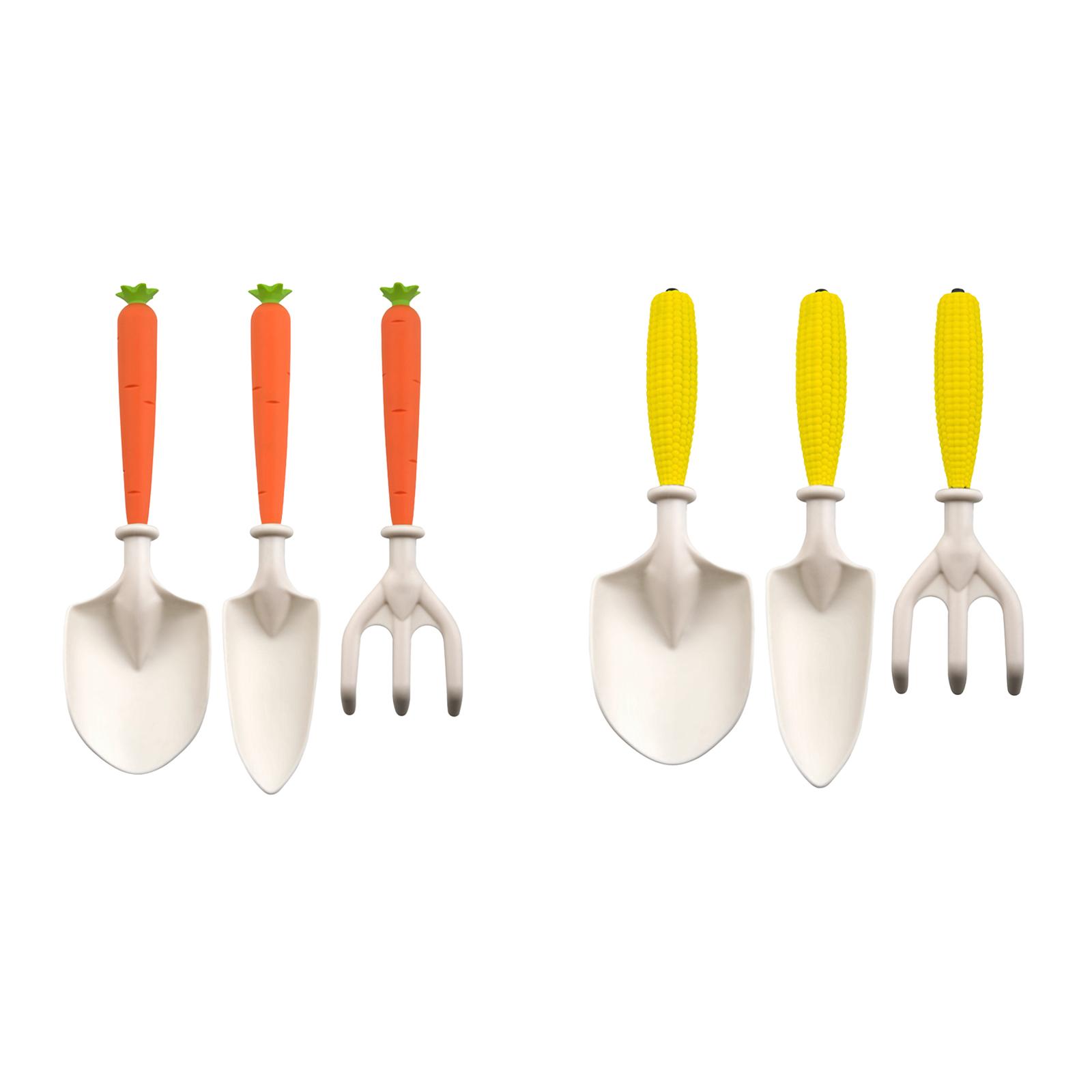 3 個子供用ガーデニングツールセットミニガーデンツール熊手シ - Kids Outdoor Garden Set のレビューと価格