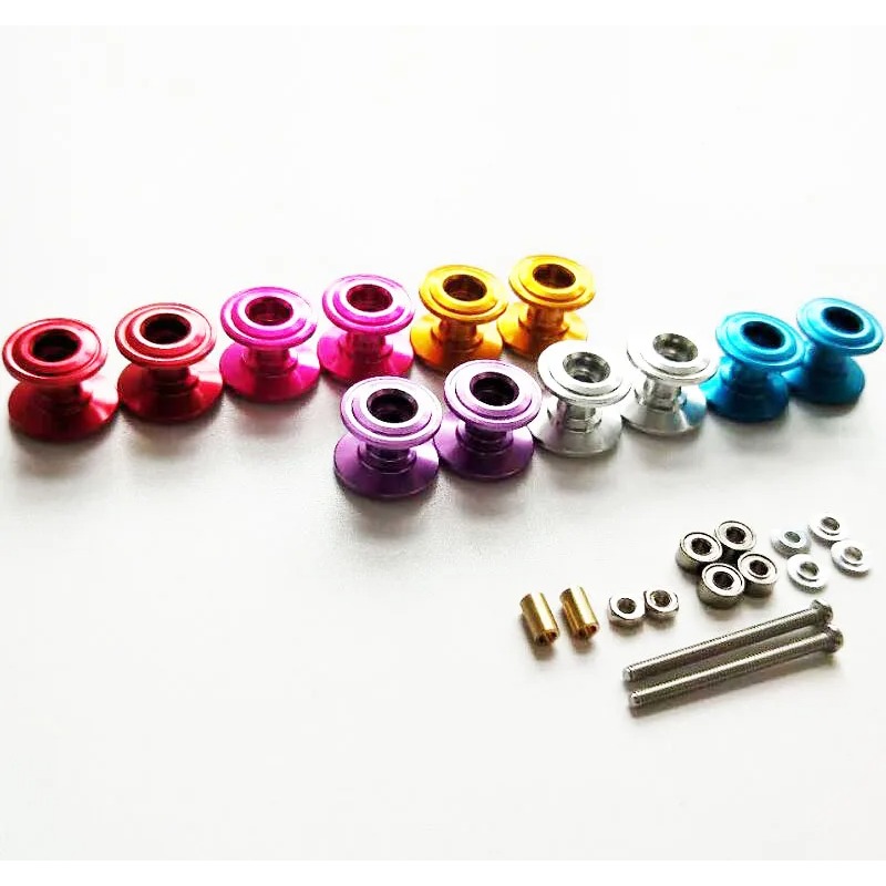 2 個 12-13 ミリメートルダブルガイドローラー 954 - Tamiya Model Mini 4Wd のレビューと価格