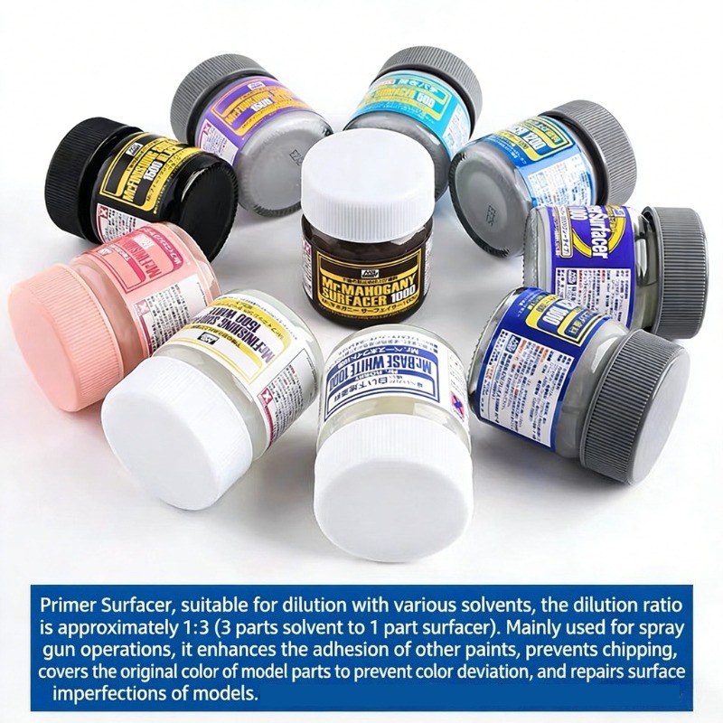 Mr.Hobby 水性プライマー SF283-290 40m - Tamiya Model Paint Set のレビューと価格