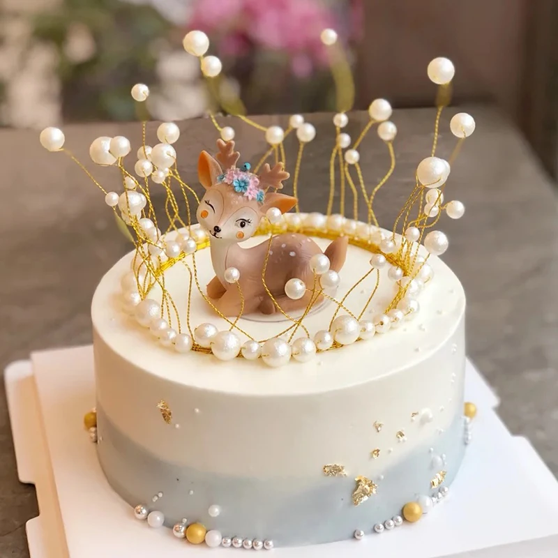 ケーキトッパー誕生日パーティー赤ちゃん鹿女の子素敵な森のテー - Kids Outdoor Merry Go Round のレビューと価格
