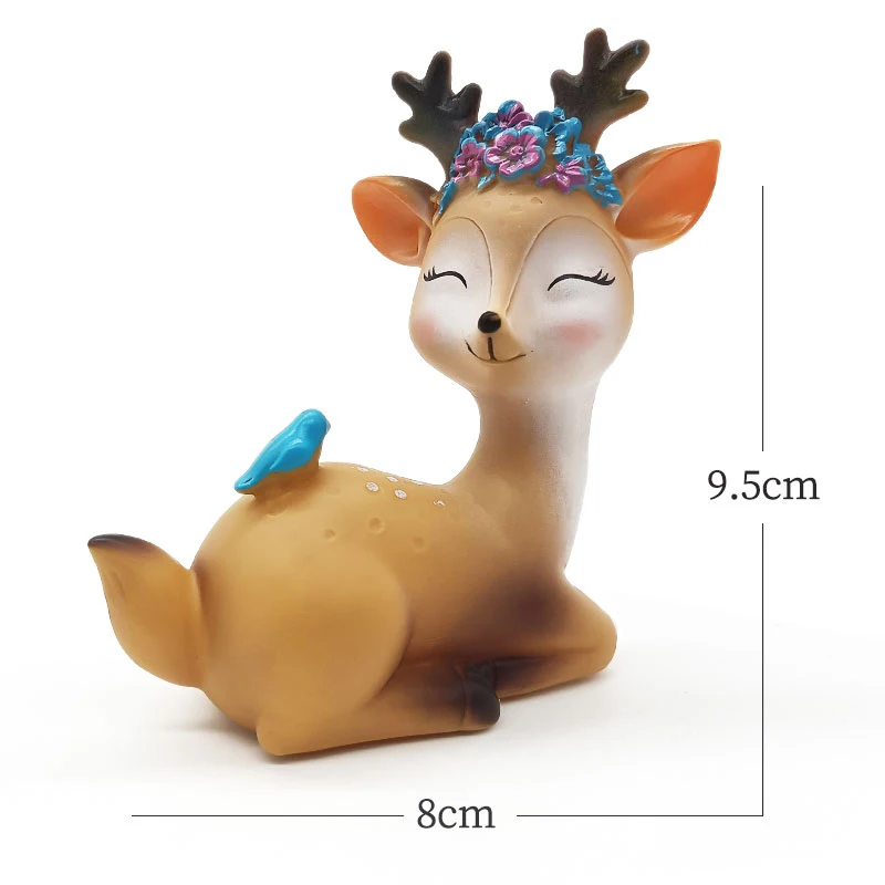 ケーキトッパー誕生日パーティー赤ちゃん鹿女の子素敵な森のテー - Kids Outdoor Merry Go Round のレビューと価格
