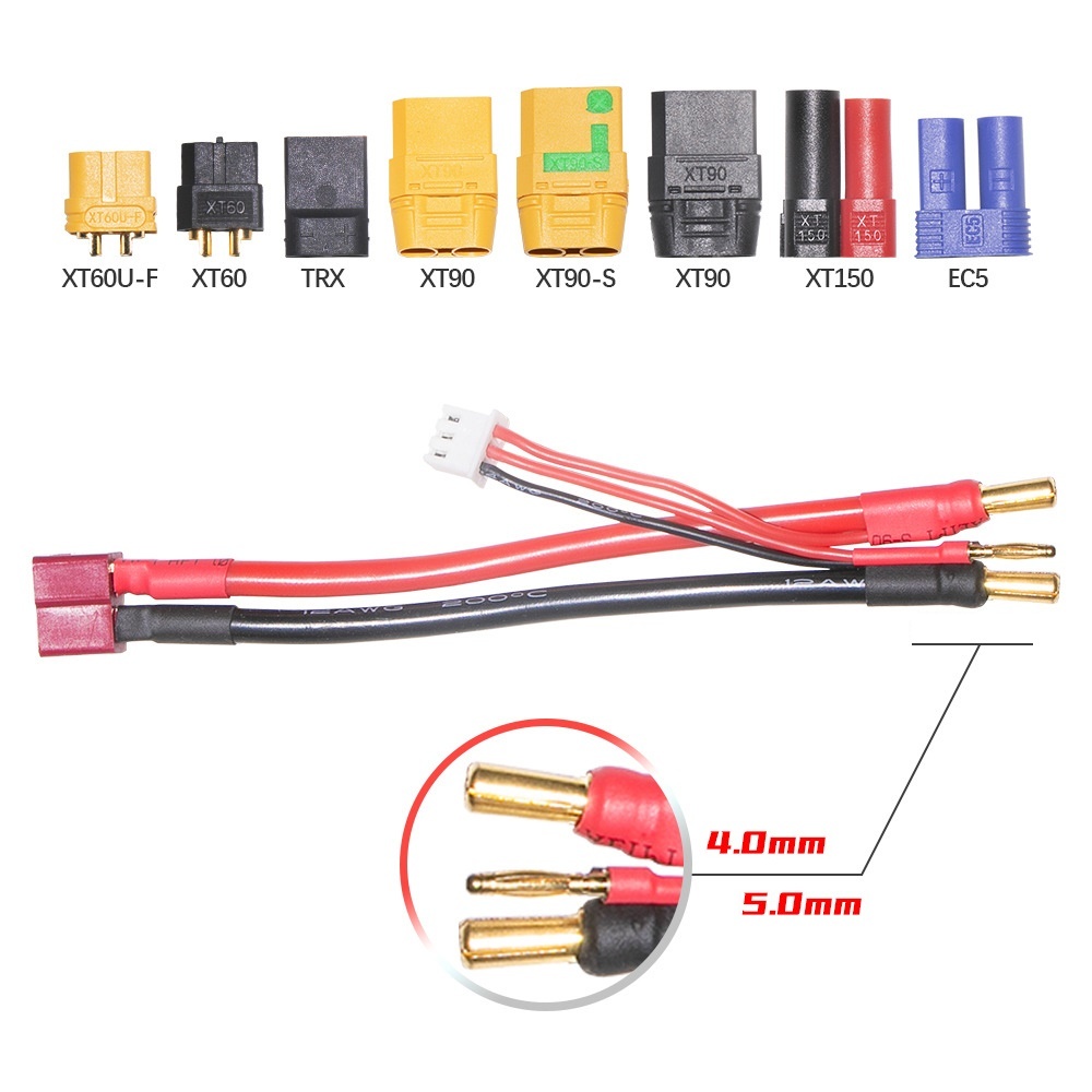 リポリチウムバッテリー充電ワイヤー 2S 4MM/5MM 7 - Tamiya Model Paint Set のレビューと価格