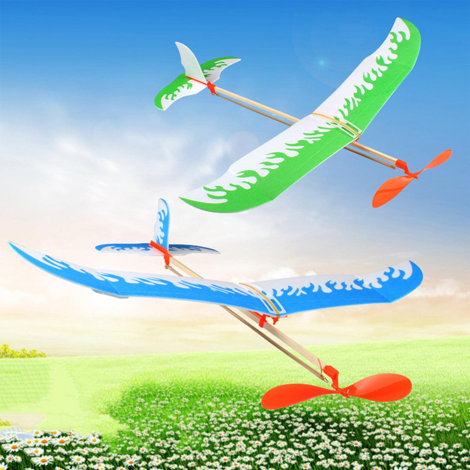 輪ゴム飛行機 パワードグライダー航空機キット 飛行ゲーム遊び - Kids Outdoor Adventure のレビューと価格