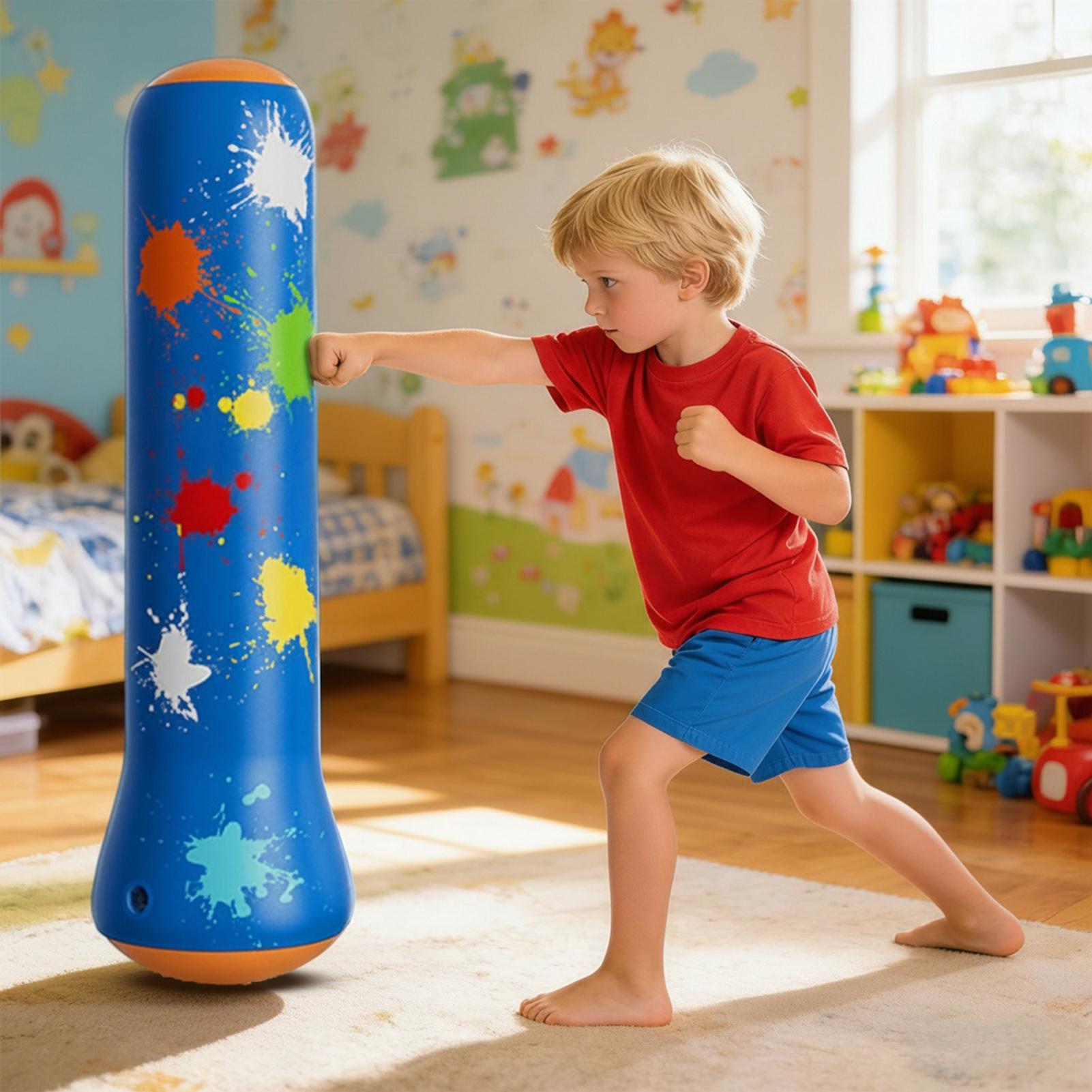 子供用パンチングバッグ インフレータブルトレーニングボクシン - Kids Outdoor Equipment のレビューと価格