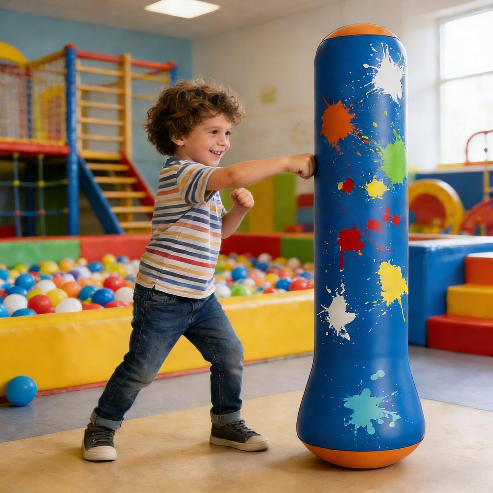 子供用パンチングバッグ インフレータブルトレーニングボクシン - Kids Outdoor Equipment のレビューと価格