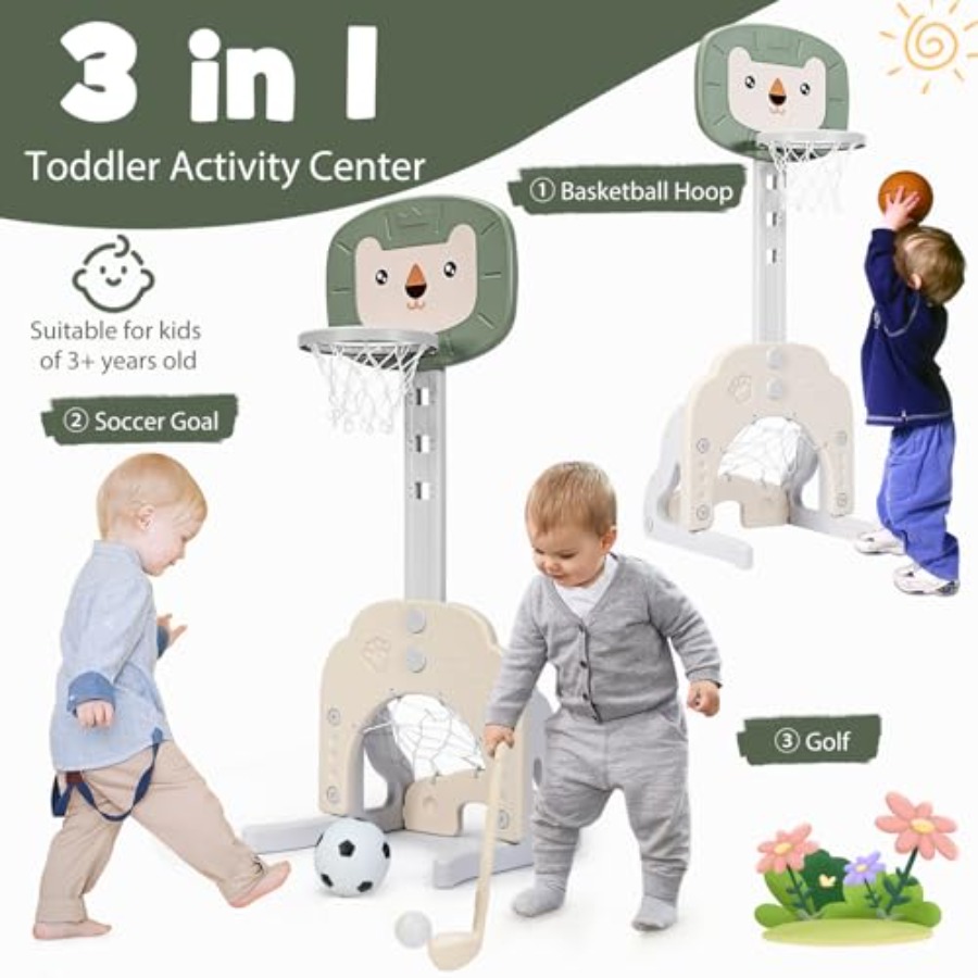 屋外/屋内兼用子供用バスケットボールフープおもちゃスタンド、 - Outdoor Toys For Kids のレビューと価格